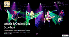 Desktop Screenshot of angelsandoutlawsband.com